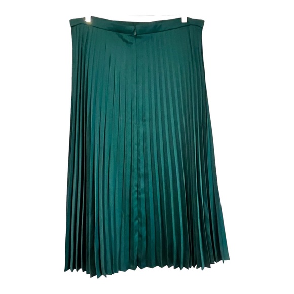 J. Crew NWT | Pleated MIDI Skirt Academic Green | 16 - Picture 10 of 15